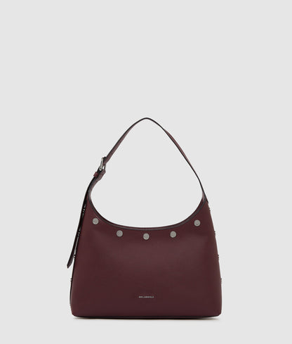 KarlLagerfeld Krocky Marais Hobo Bag Windsor Wine