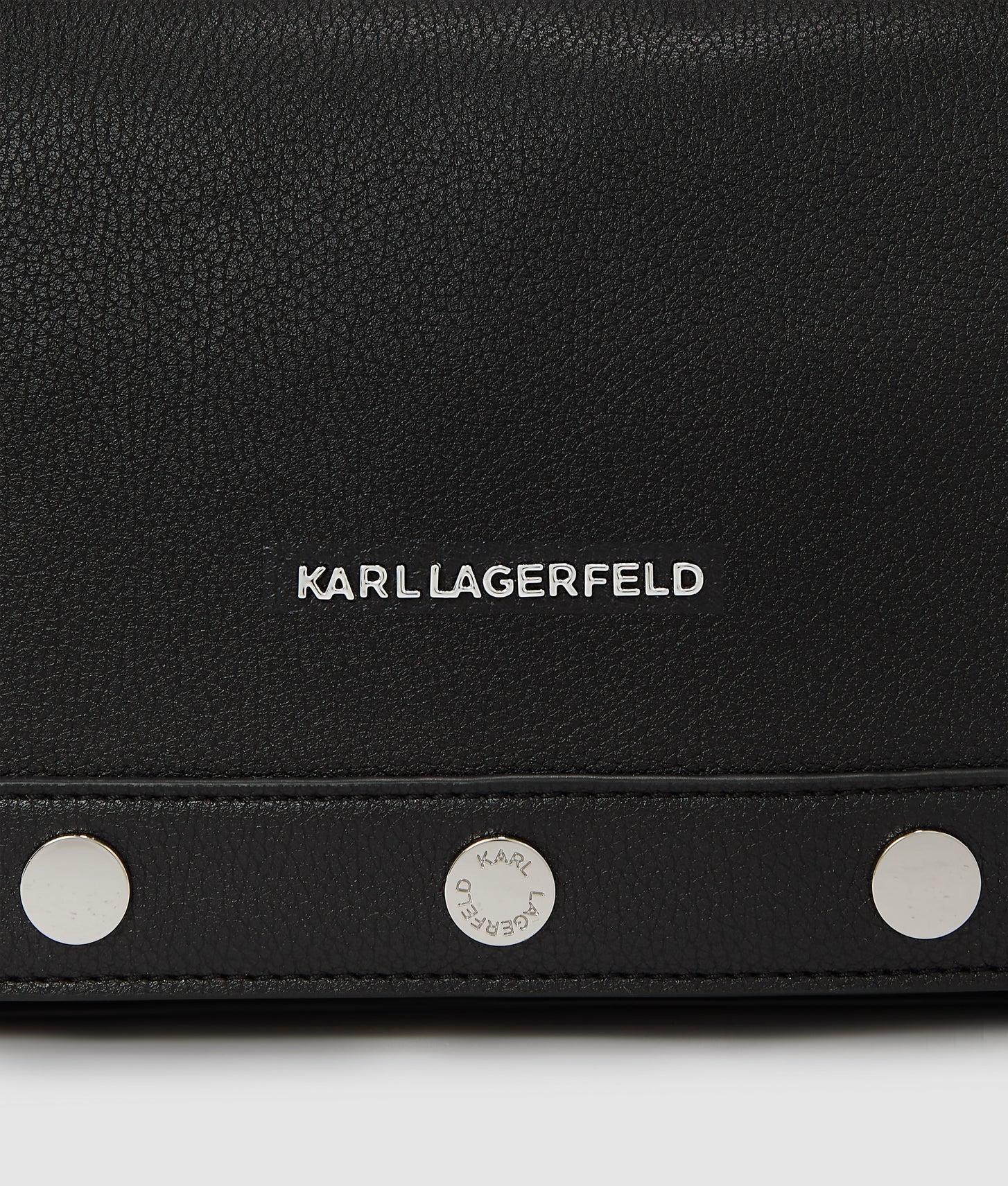 KarlLagerfeld Krocky Marais Shoulder Bag Black-Nickel