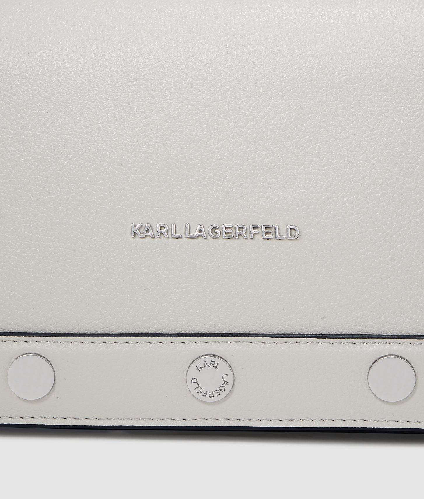 KarlLagerfeld Krocky Marais Shoulder Bag Cement