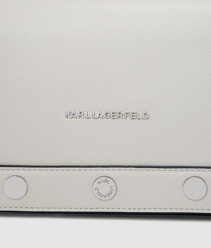 KarlLagerfeld Krocky Marais Shoulder Bag Cement