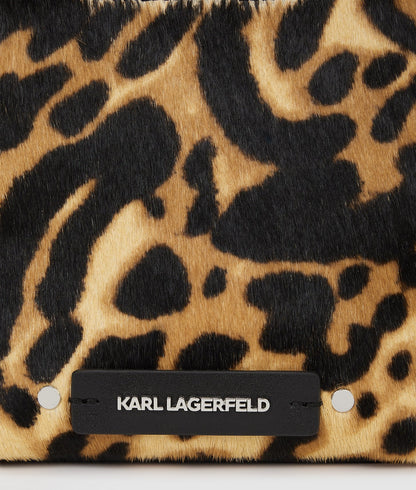 KarlLagerfeld Khardware Mini Leopard Tote Bag Leopard