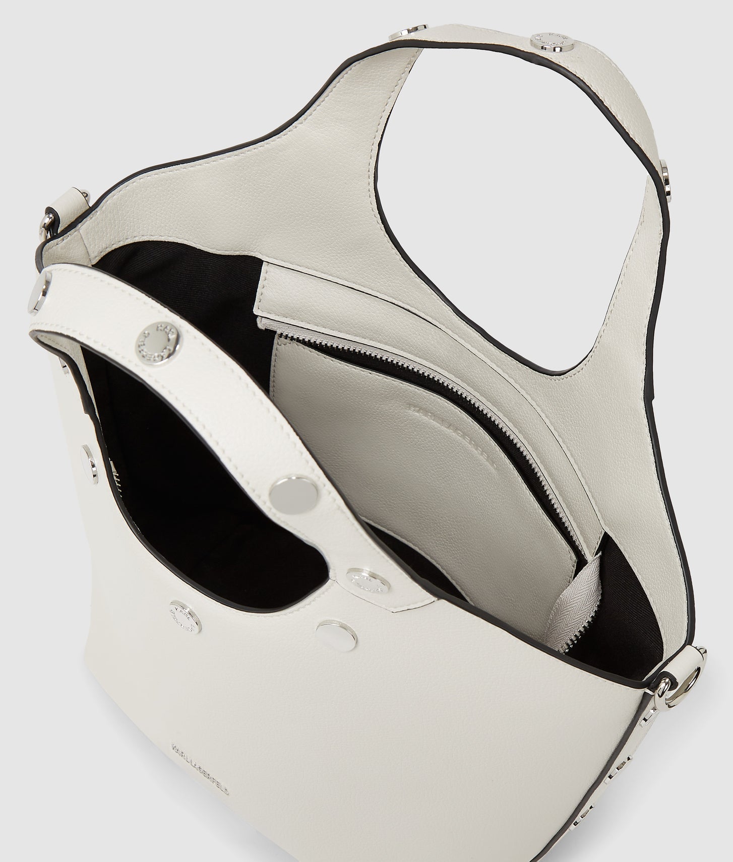 KarlLagerfeld Krocky Marais Small Tote Bag Cement