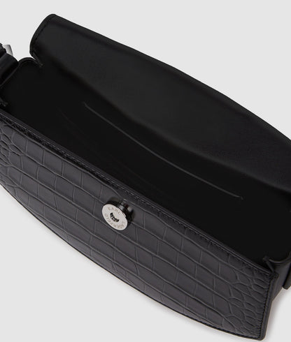 KarlLagerfeld Kstudio Crossbody Bag Black-Nickel