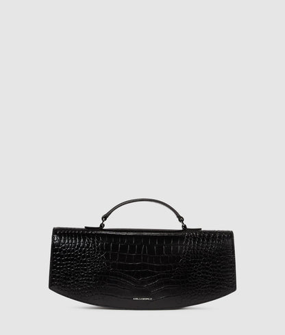 KarlLagerfeld Kstudio Clutch Bag Black-Nickel