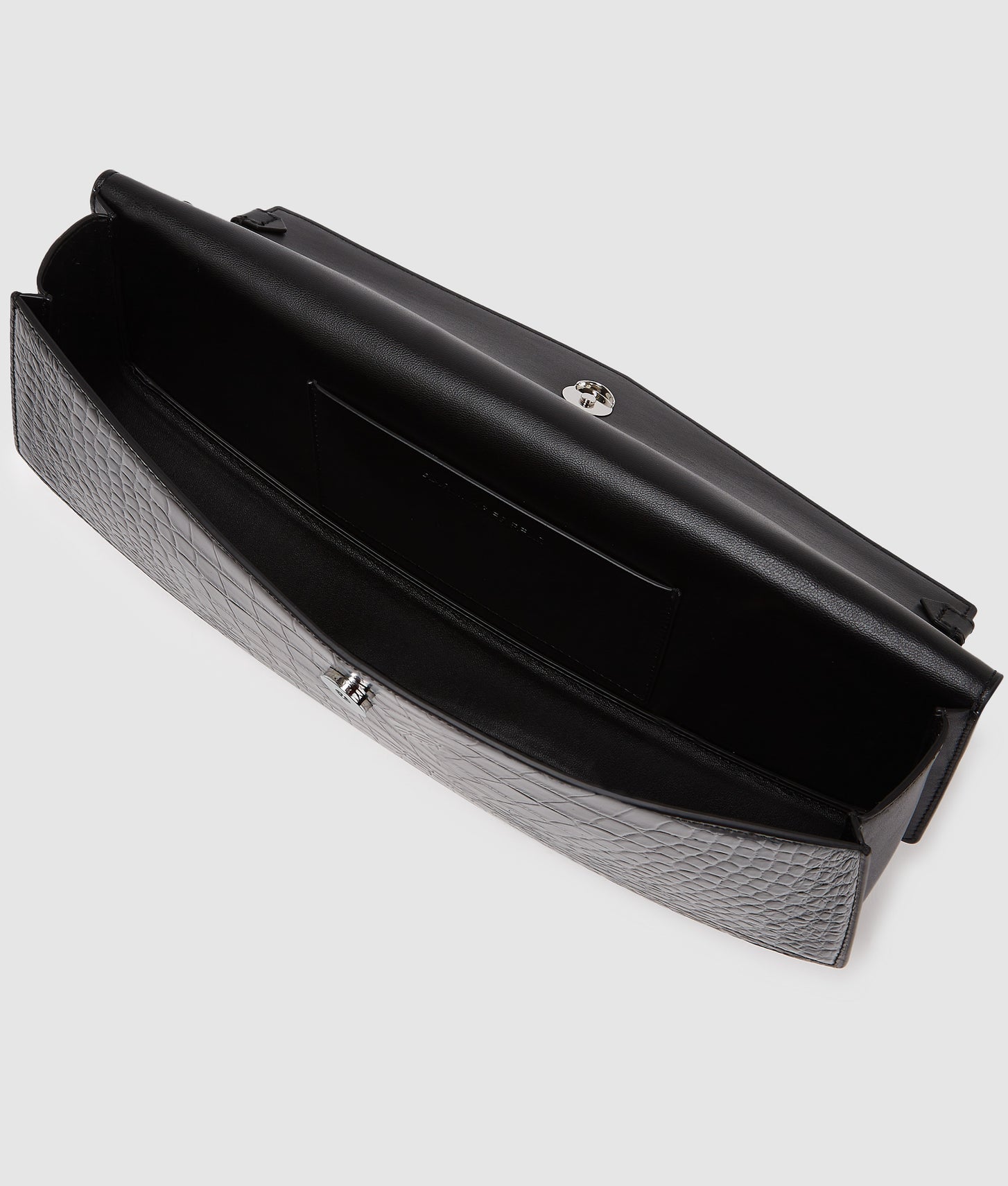KarlLagerfeld Kstudio Clutch Bag Black-Nickel