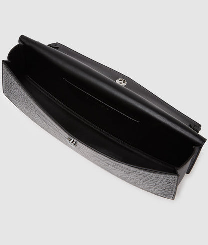 KarlLagerfeld Kstudio Clutch Bag Black-Nickel