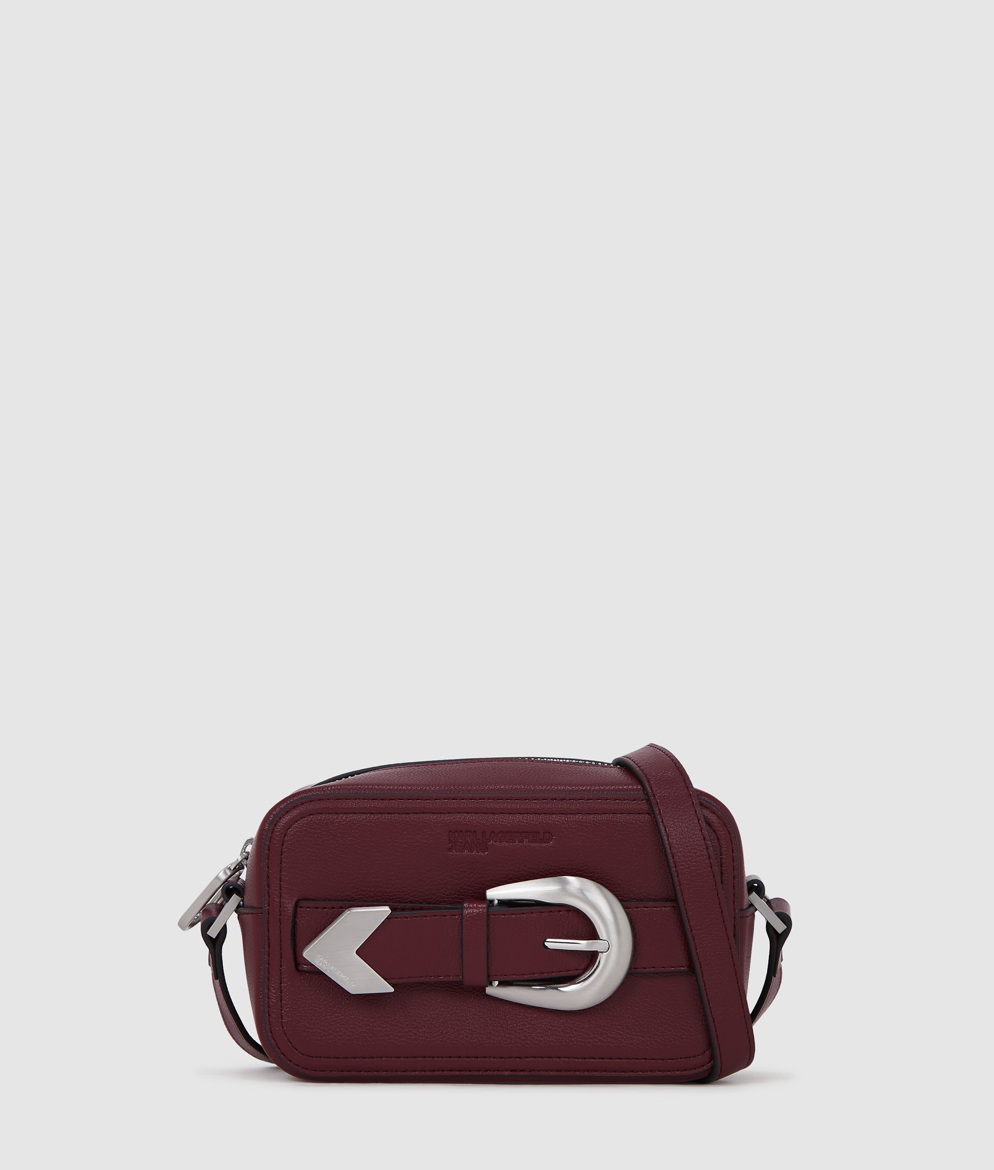 KarlLagerfeld Western Camera Bag Zinfandel
