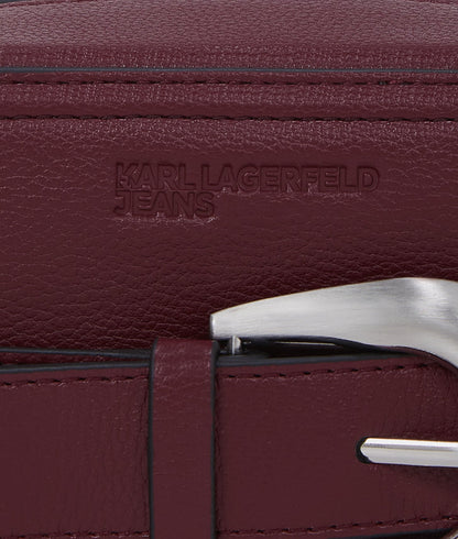 KarlLagerfeld Western Camera Bag Zinfandel