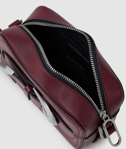 KarlLagerfeld Western Camera Bag Zinfandel