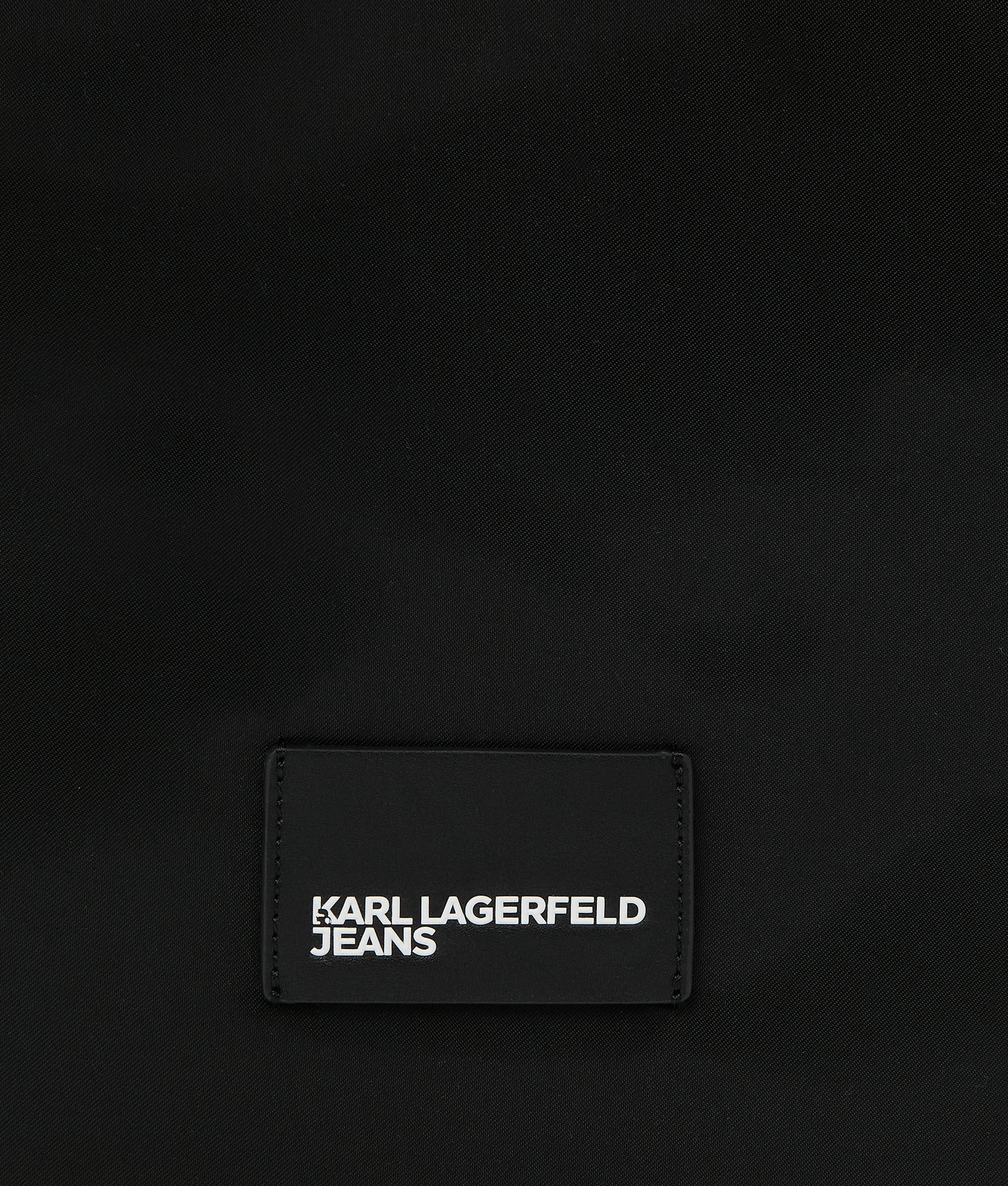 KarlLagerfeld Glossy Nylon Hobo Bag Black