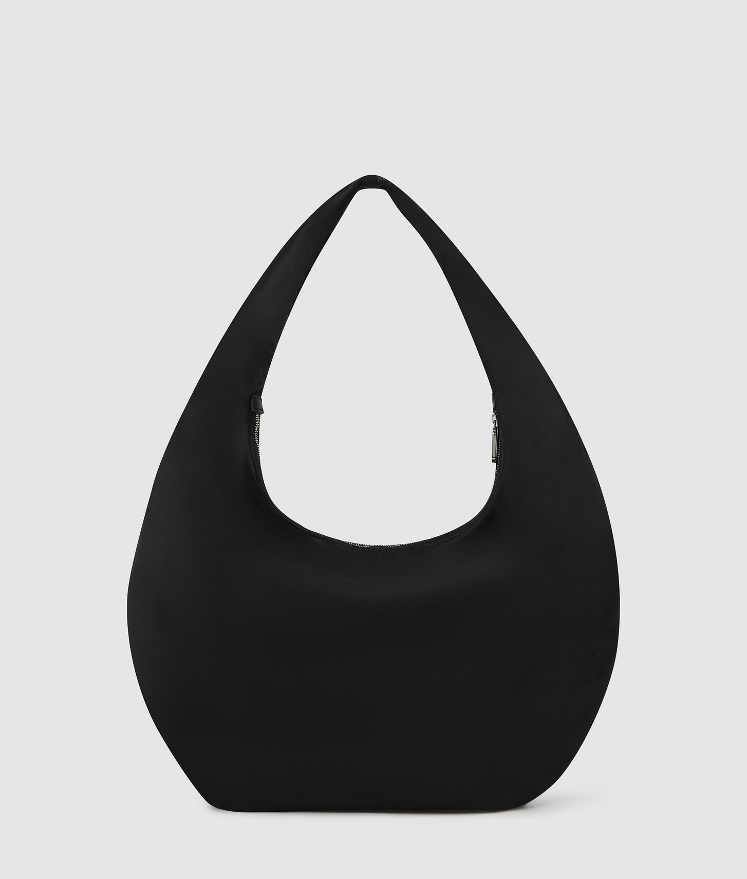 KarlLagerfeld Glossy Nylon Hobo Bag Black