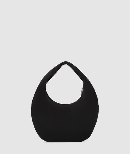 KarlLagerfeld Glossy Nylon Shoulder Bag Black