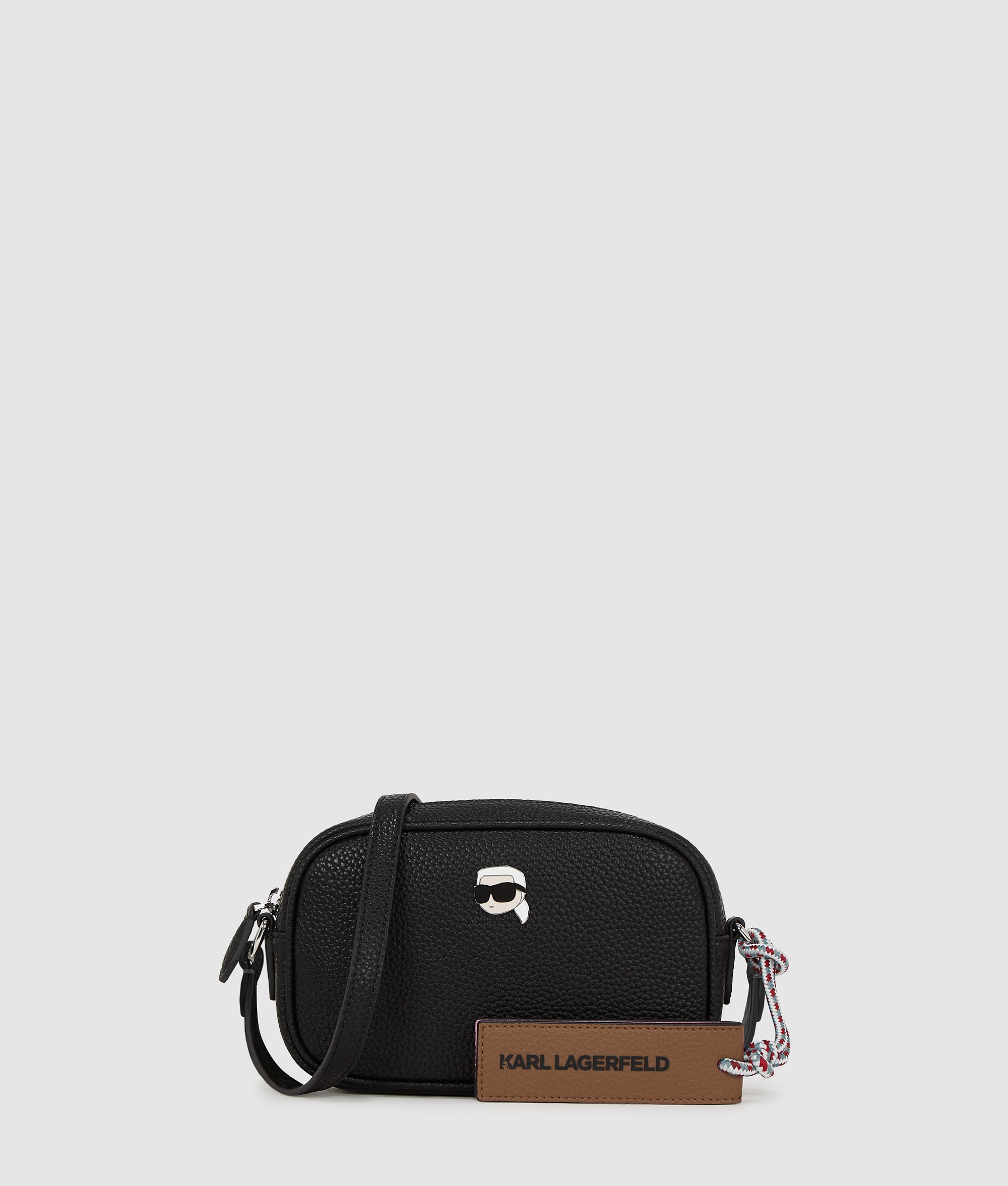KarlLagerfeld Ikon Pebble Camera Bag Black
