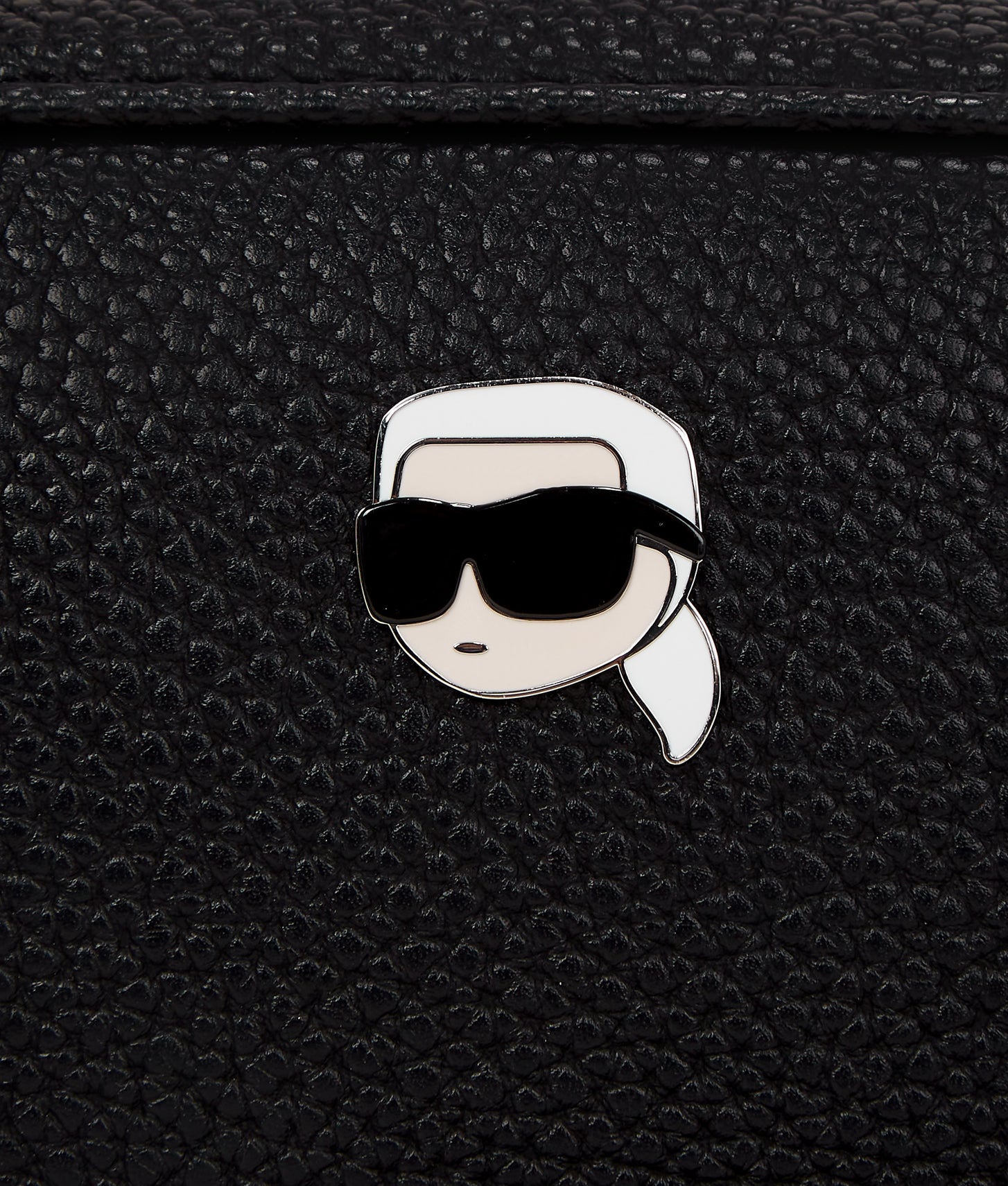 KarlLagerfeld Ikon Pebble Camera Bag Black