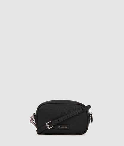 KarlLagerfeld Ikon Pebble Camera Bag Black