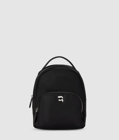 KarlLagerfeld Ikon Small Nylon Backpack Black
