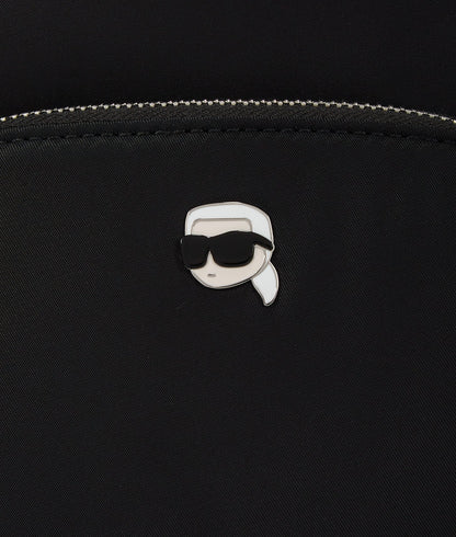 KarlLagerfeld Ikon Small Nylon Backpack Black