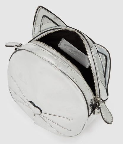 KarlLagerfeld Choupette Crossbody Bag Silver