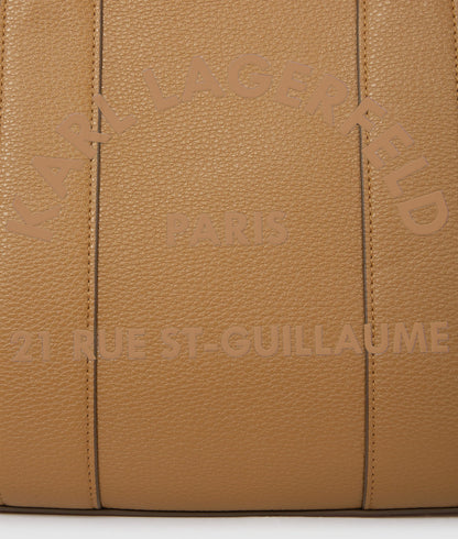KarlLagerfeld Rue St-Guillaume Medium Tote Bag Caramel