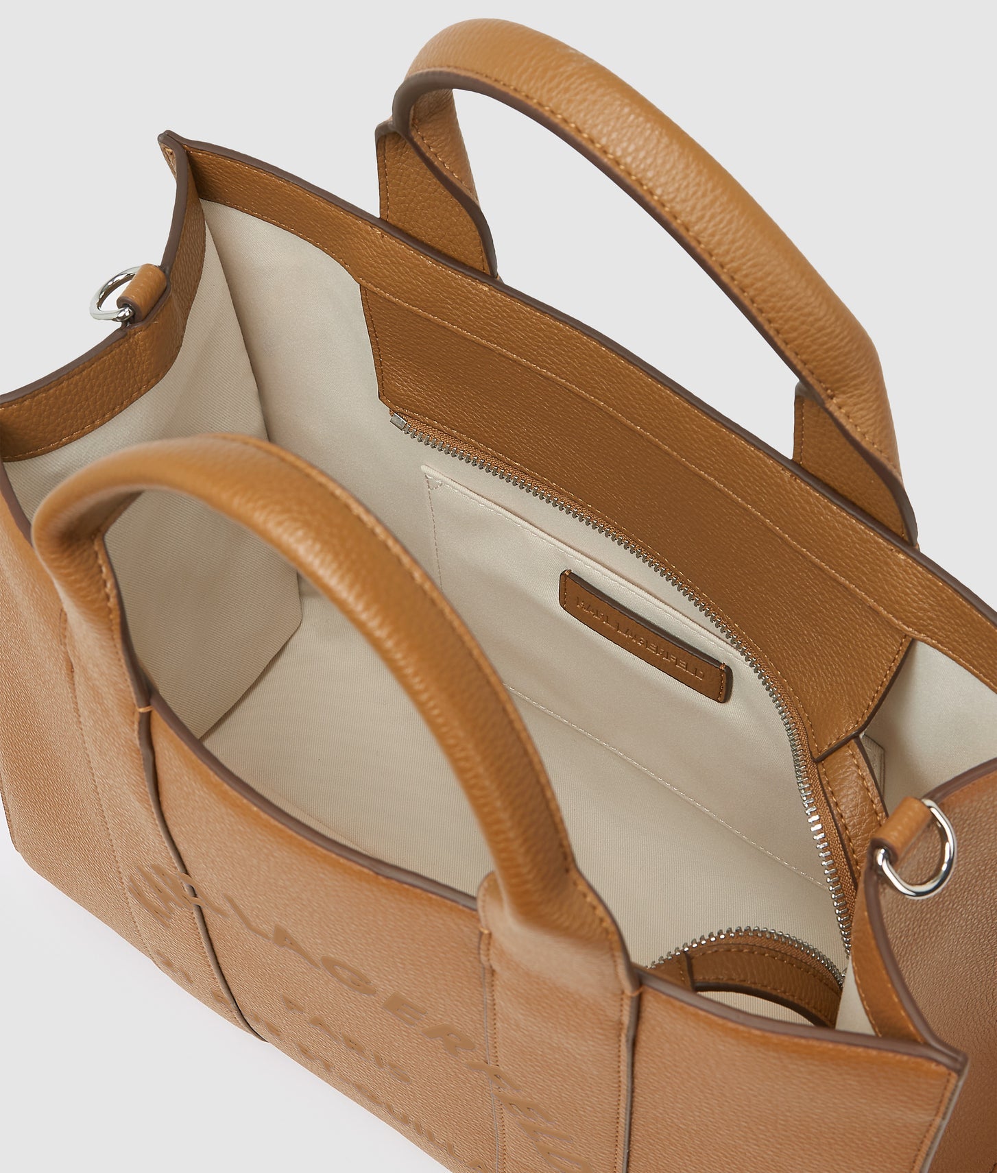 KarlLagerfeld Rue St-Guillaume Medium Tote Bag Caramel