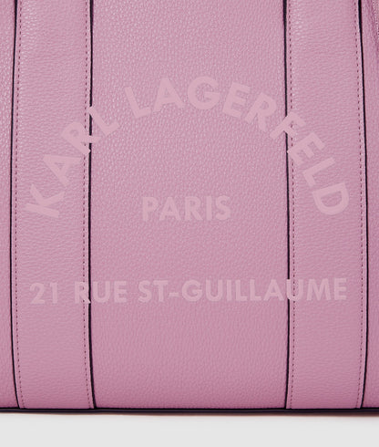 KarlLagerfeld Rue St-Guillaume Medium Tote Bag Cyclamen