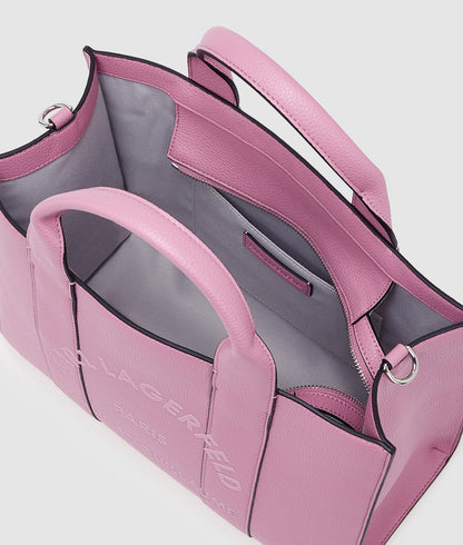 KarlLagerfeld Rue St-Guillaume Medium Tote Bag Cyclamen