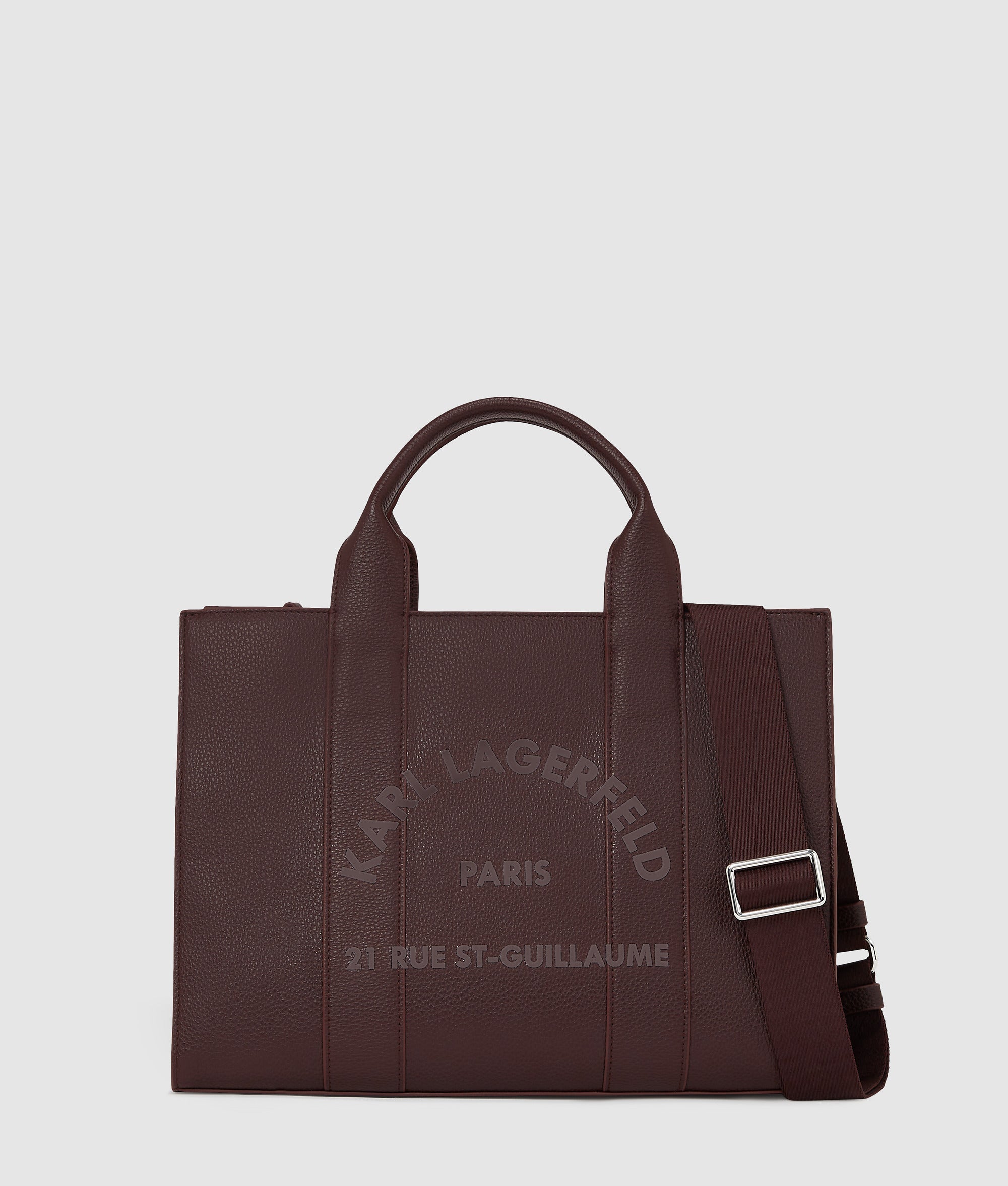 KarlLagerfeld Rue St-Guillaume Medium Tote Bag Tobacco