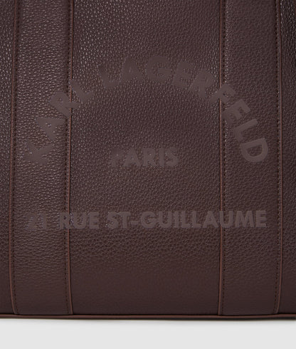 KarlLagerfeld Rue St-Guillaume Medium Tote Bag Tobacco