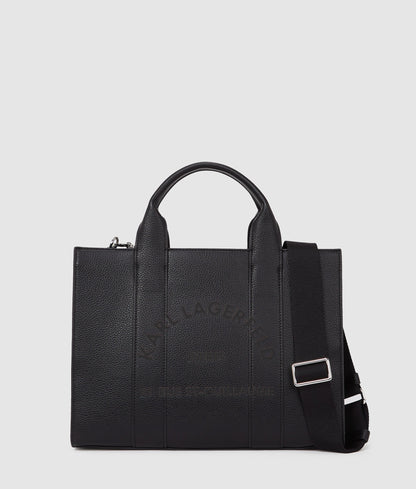 KarlLagerfeld Rue St-Guillaume Medium Tote Bag Black