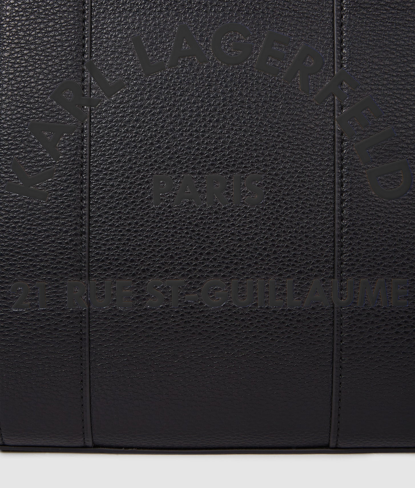 KarlLagerfeld Rue St-Guillaume Medium Tote Bag Black