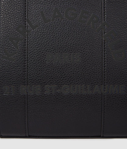 KarlLagerfeld Rue St-Guillaume Medium Tote Bag Black