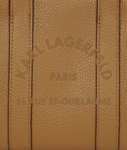 KarlLagerfeld Rue St-Guillaume Mini Tote Bag Caramel