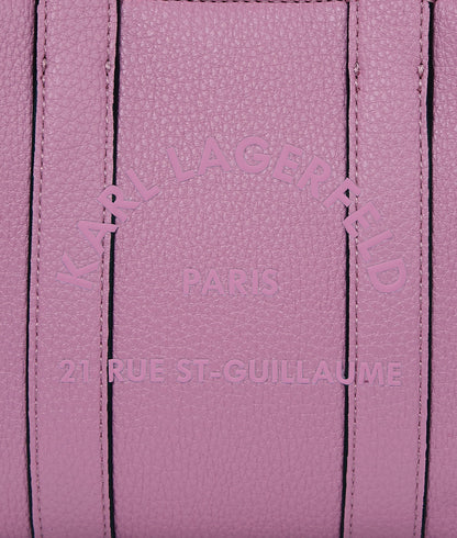 KarlLagerfeld Rue St-Guillaume Mini Tote Bag Cyclamen