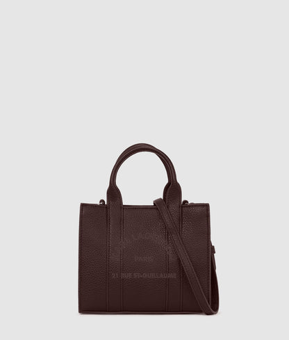KarlLagerfeld Rue St-Guillaume Mini Tote Bag Tobacco