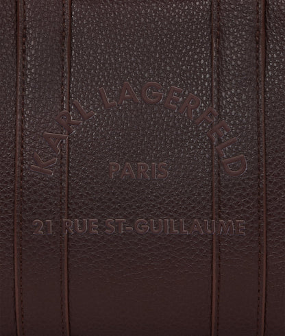 KarlLagerfeld Rue St-Guillaume Mini Tote Bag Tobacco