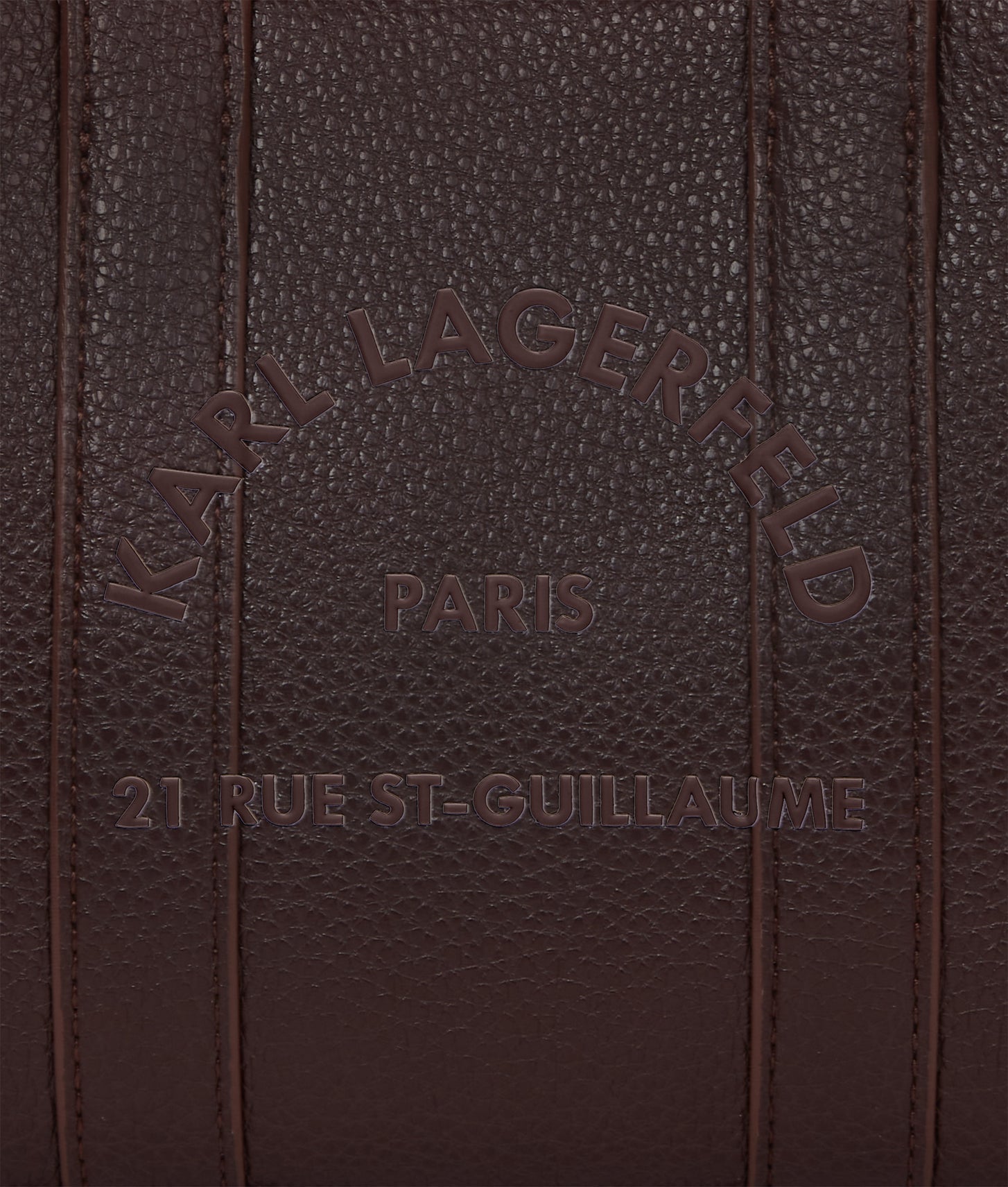 KarlLagerfeld Rue St-Guillaume Mini Tote Bag Tobacco