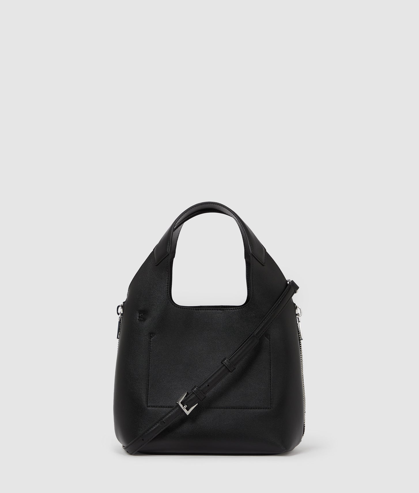 KarlLagerfeld Khardware Small Tote Bag Black-Nickel