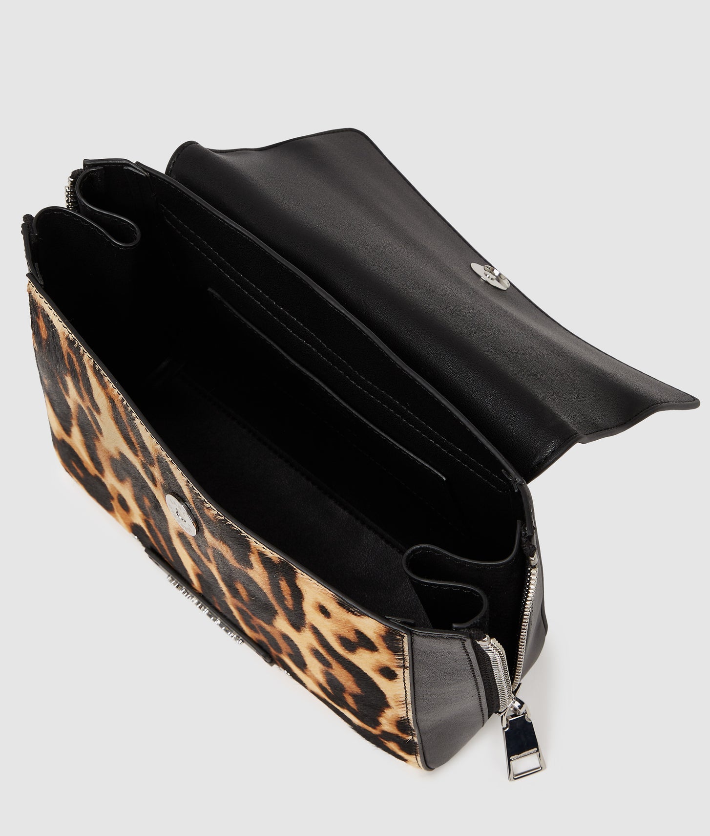 KarlLagerfeld Khardware Small Leopard Bag Leopard