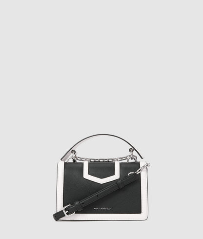 KarlLagerfeld Knova Small Crossbody Bag Black/White
