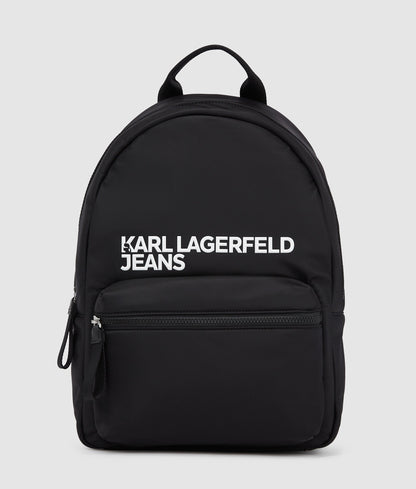KarlLagerfeld Logo Nylon Backpack Black
