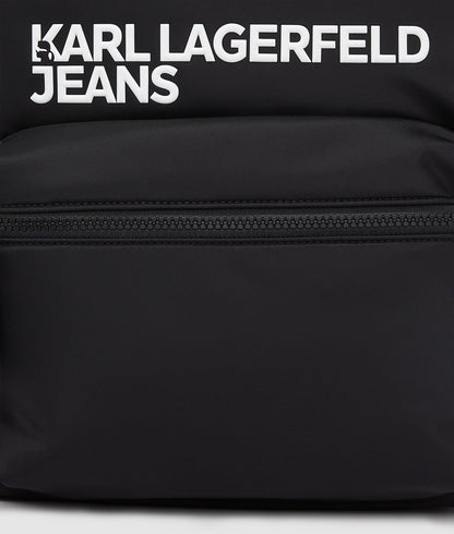 KarlLagerfeld Logo Nylon Backpack Black