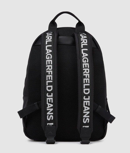 KarlLagerfeld Logo Nylon Backpack Black