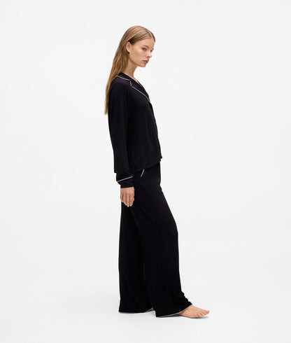 Karl Lagerfeld Signature Pajama Set Black