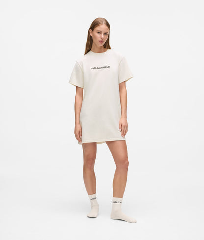 Karl Lagerfeld Logo Pajama Gift Set Cannoli Cream