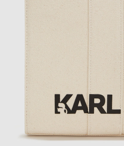 KarlLagerfeld Ikon Choupette Medium Tote Bag Natural