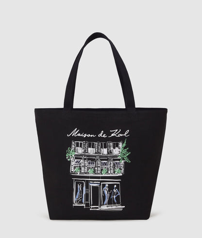 KarlLagerfeld Maison De Karl Reversible Shopper Black