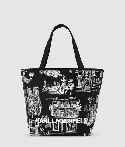 KarlLagerfeld Maison De Karl Reversible Shopper Black