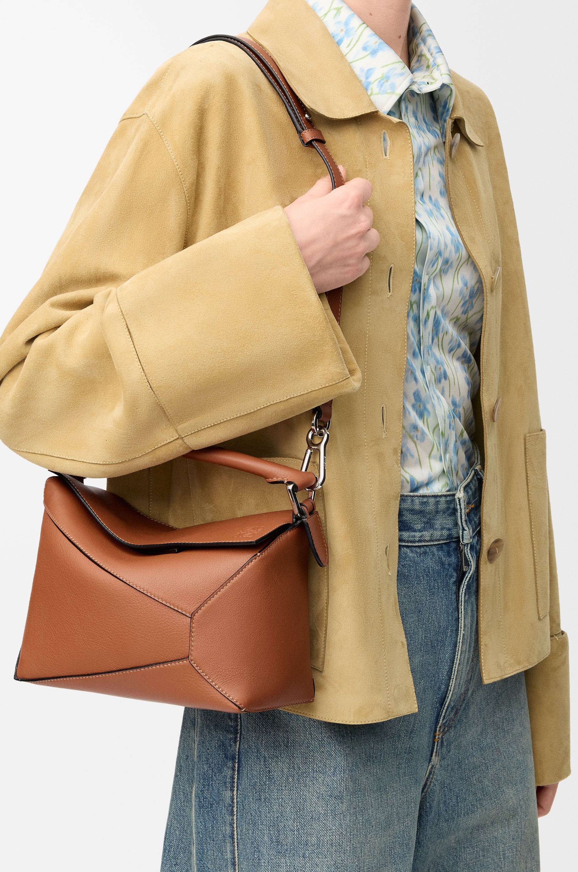 Loewe Small Puzzle Edge bag in classic calfskin