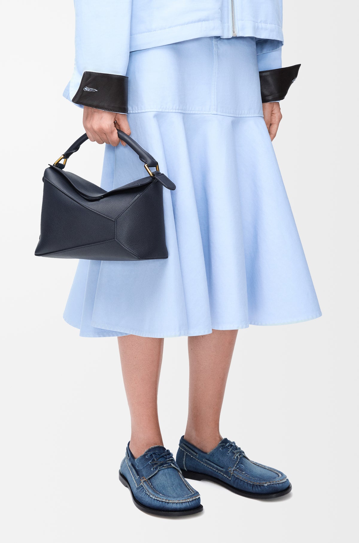 Loewe Small Puzzle Edge bag in soft grained calfskin