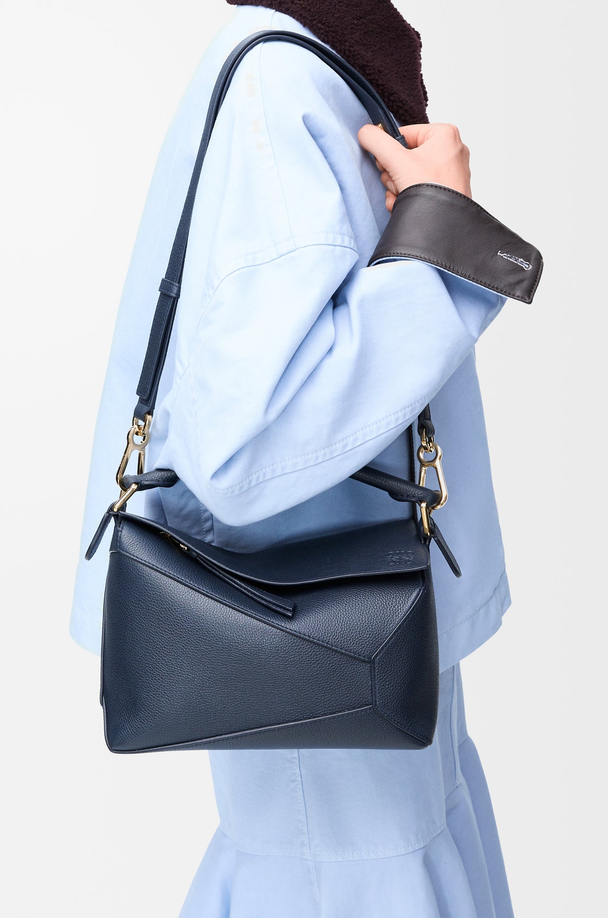 Loewe Small Puzzle Edge bag in soft grained calfskin